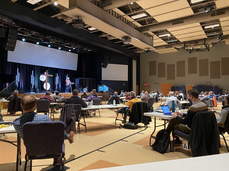 February 17th Christ-Centered Expositor Training Event Practicing Social Distancing Photo Credit: Allison Butterfield